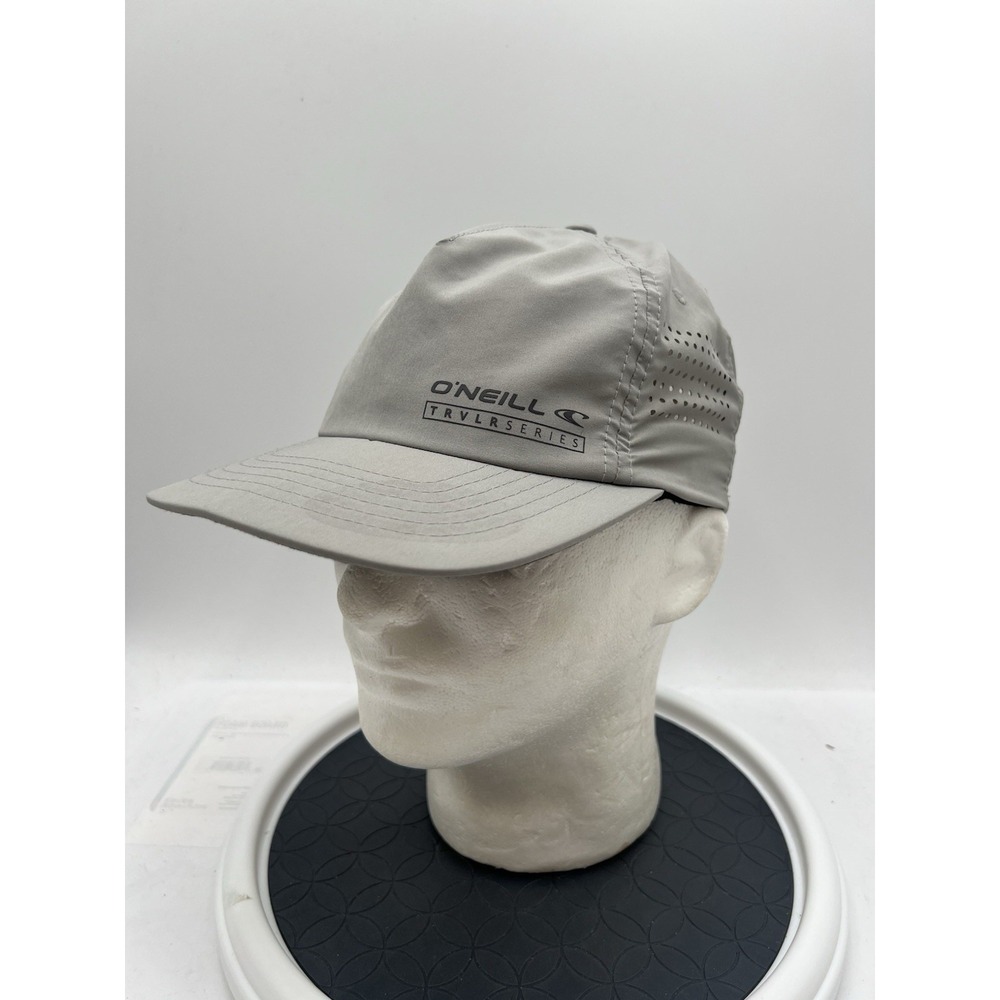 O'Neill TRVLR Traverse Hybrid Snapback Hat Gray Flexfit 110 Surf Cap